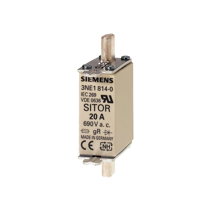 Fusible ultra rápido SITOR de 16A curva gS para base NH T000/00